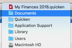 does quicken 2018 for mac automatically backup files